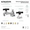 Kingston Brass KS4468PKX Duchess Widespread Bathroom Faucet W/ Brass Pop-Up, Nickel KS4468PKX - alternate 2